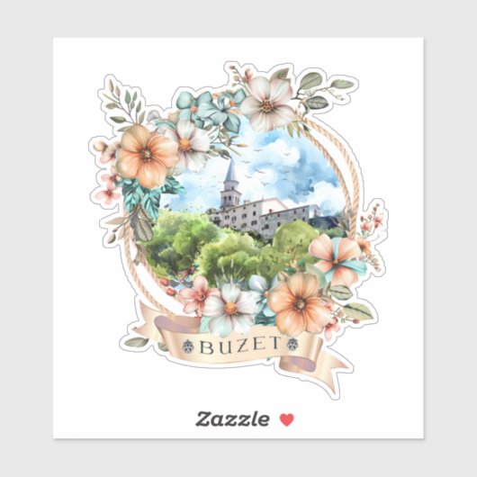 Buzet Croatia シール (シート)