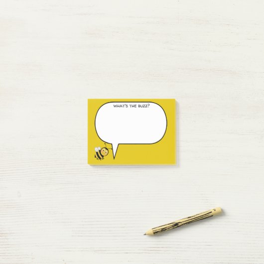 Buzz Bee Personalizeとは ポストイット (デスク上)