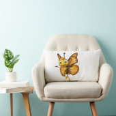 "Buzz & Bliss: The Enchanting Honeybee Pillow" ランバークッション (椅子)