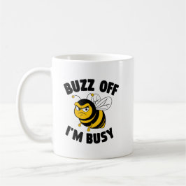 Buzz Off I'M Busy コーヒーマグカップ