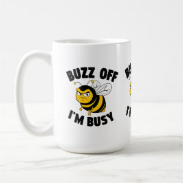 Buzz Off I'M Busy コーヒーマグカップ