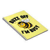 Buzz Off I'M Busy ノートブック (右側)