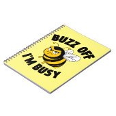 Buzz Off I'M Busy ノートブック (左側)