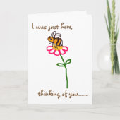 BuzzAboutBees '考え's Of You' - Sweet Little Bee カード (正面)