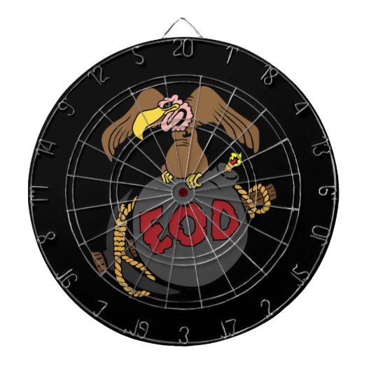 Buzzardの爆弾および一突き ダーツボード (正面)