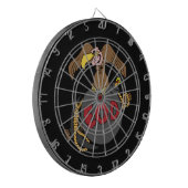 Buzzardの爆弾および一突き ダーツボード (正面左)