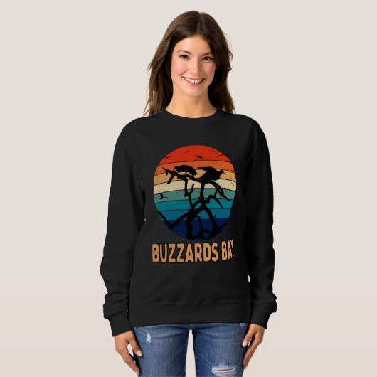 Buzzards Bay Cape Cod Massachusetts Vacation Souve スウェットシャツ (正面フル)
