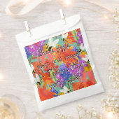 BuzzBetweenBlooms – ミントメドウ フェイバーバッグ (クリップ留めされた状態)