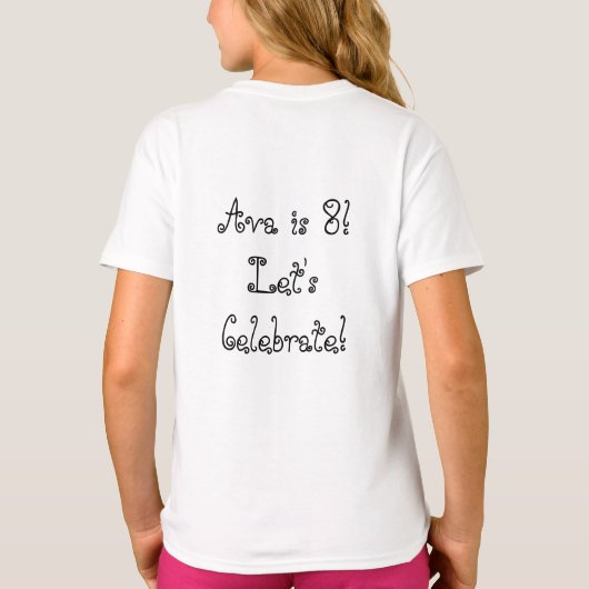 BuzzBetweenBlooms_Editable Kids Tシャツ (裏面)