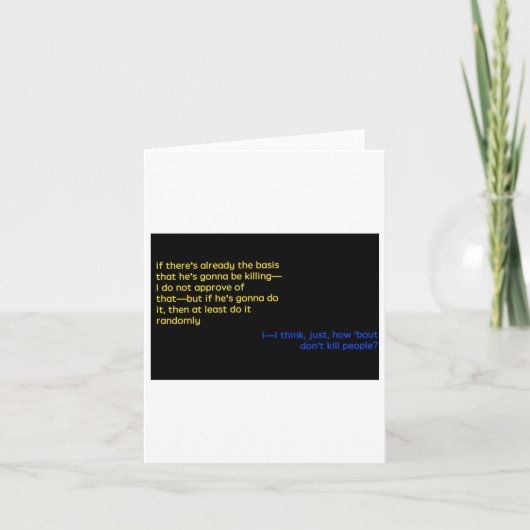 Buzzfeed Unresolvedステッカー カード (正面)