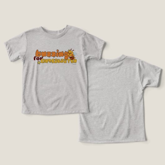 Buzzing For Kindergarten Cute Bee kindergarten (デザイン正面&裏面)