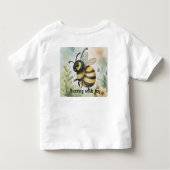 Buzzing with joy  トドラーTシャツ (裏面)