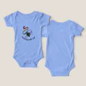 Buzzing With Joy! Baby T-Shirt (デザイン正面&裏面)