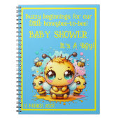 Buzzy bee-to-bee赤ちゃんシャワー | ノートブック (正面)