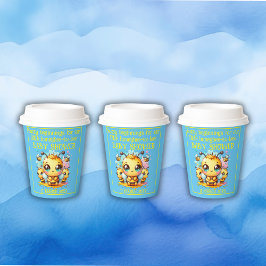 Buzzy bee-to-bee赤ちゃんシャワー | 紙コップ