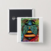 BUZZY BEEZZの歩行のチームボタン 缶バッジ (正面&裏面)