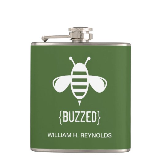 {BUZZZED}ビーブライダルパーティギフト(色々!) フラスク (正面)