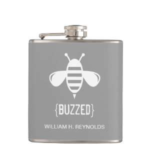{BUZZZED}ブライダルパーティバズビーギフト(プラチナ) フラスク