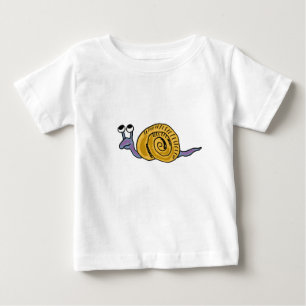 BV-おもしろいなベビーかたつむりの用品類 ベビーTシャツ