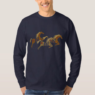 BV-疾走する馬のワイシャツ Tシャツ