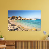 BVI、ヴァージン・ゴルダ浴室国立公園 キャンバスプリント (インサイチュ (リビング))