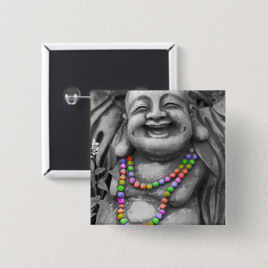 bwのゲイのbuddah 缶バッジ (正面&裏面)