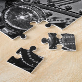 bwのラインストーンハーレー ジグソーパズル (側面)