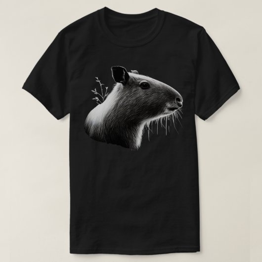 BWキャピバラ Tシャツ (デザイン正面)