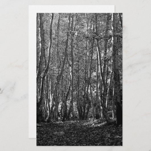 BWツリー 便箋 (正面/裏面)