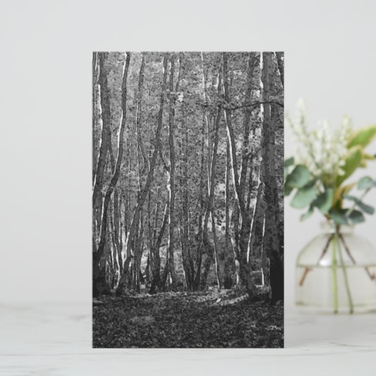 BWツリー 便箋 (スタンド正面)