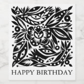 BWバードアート切り出しワインラベル ワインラベル (シングルラベル)