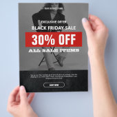 BWフォトブラックフライデーセール製品プロモーション チラシ (手)