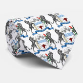 BWボツワナの紋章付き外衣 ネクタイ (ロール)