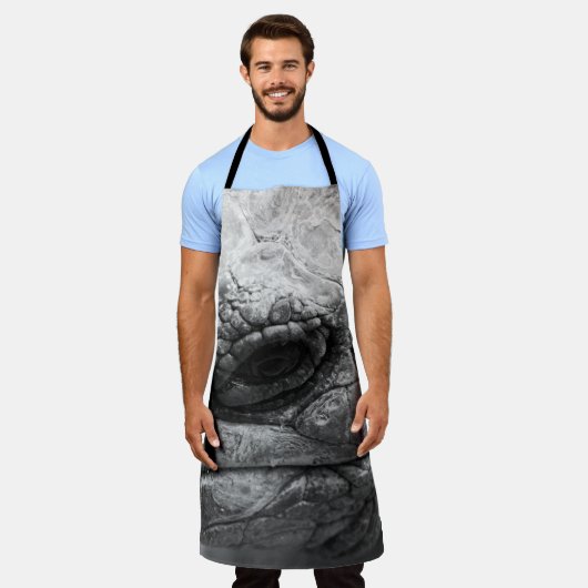 BW亀 エプロン (着用した状態)