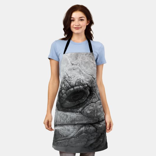 BW亀 エプロン (着用した状態)