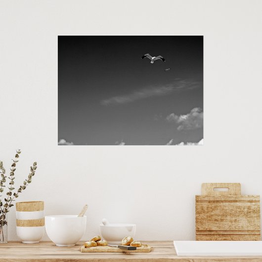 BW内の自由 ポスター (キッチン)