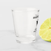 BW新婦の最後のライドバチェロレッテ週末 ショットグラス (左)