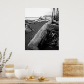 bw流木2 ポスター (キッチン)