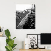 bw流木2 ポスター (ホームオフィス)