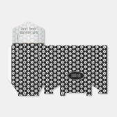 BW01幾何六角パターン白黒パーティー フェイバーボックス (折り畳みなし)