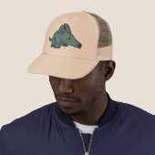 BW-おもしろいな漫画のアリクイの帽子 キャップ (インサイチュ)