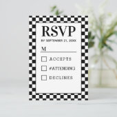 BW 市松模様にRSVP (スタンド正面)