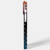 bw!生物学的災害［有害物質］警告の！スカル" Case-Mate iPhoneケース (裏面 / 左)