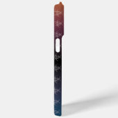 bw!生物学的災害［有害物質］警告の！スカル Case-Mate iPhoneケース (裏面 / 右)