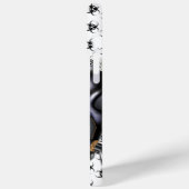 bw!生物学的災害［有害物質］警告の！スカル Case-Mate iPhoneケース (裏面 / 左)