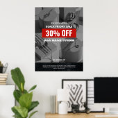 BW 4写真ブラックフライデーセール製品プロモーション ポスター (ホームオフィス)