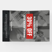 BW 4写真ブラックフライデーセール製品プロモーション 横断幕 (横)