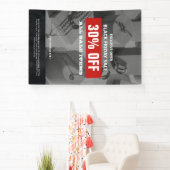 BW 4写真ブラックフライデーセール製品プロモーション 横断幕 (インサイチュ)