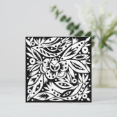 BW Birds Papercutカード カード (スタンド正面)