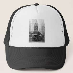 BW Black & White London Bus & Big Ben キャップ